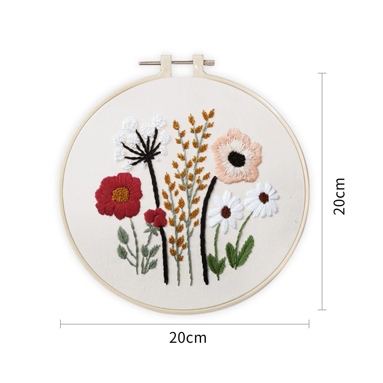 ALLMIRA 刺繍キット 初心者 セット ししゅうキット 刺しゅう