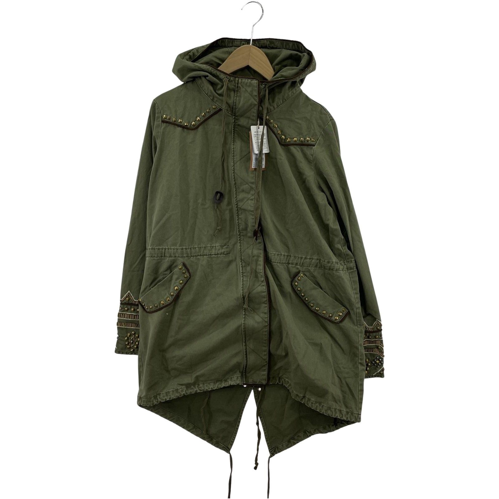 Ungrid モッズコート カーキ Ungrid アングリッド タグ・ライナー付き  