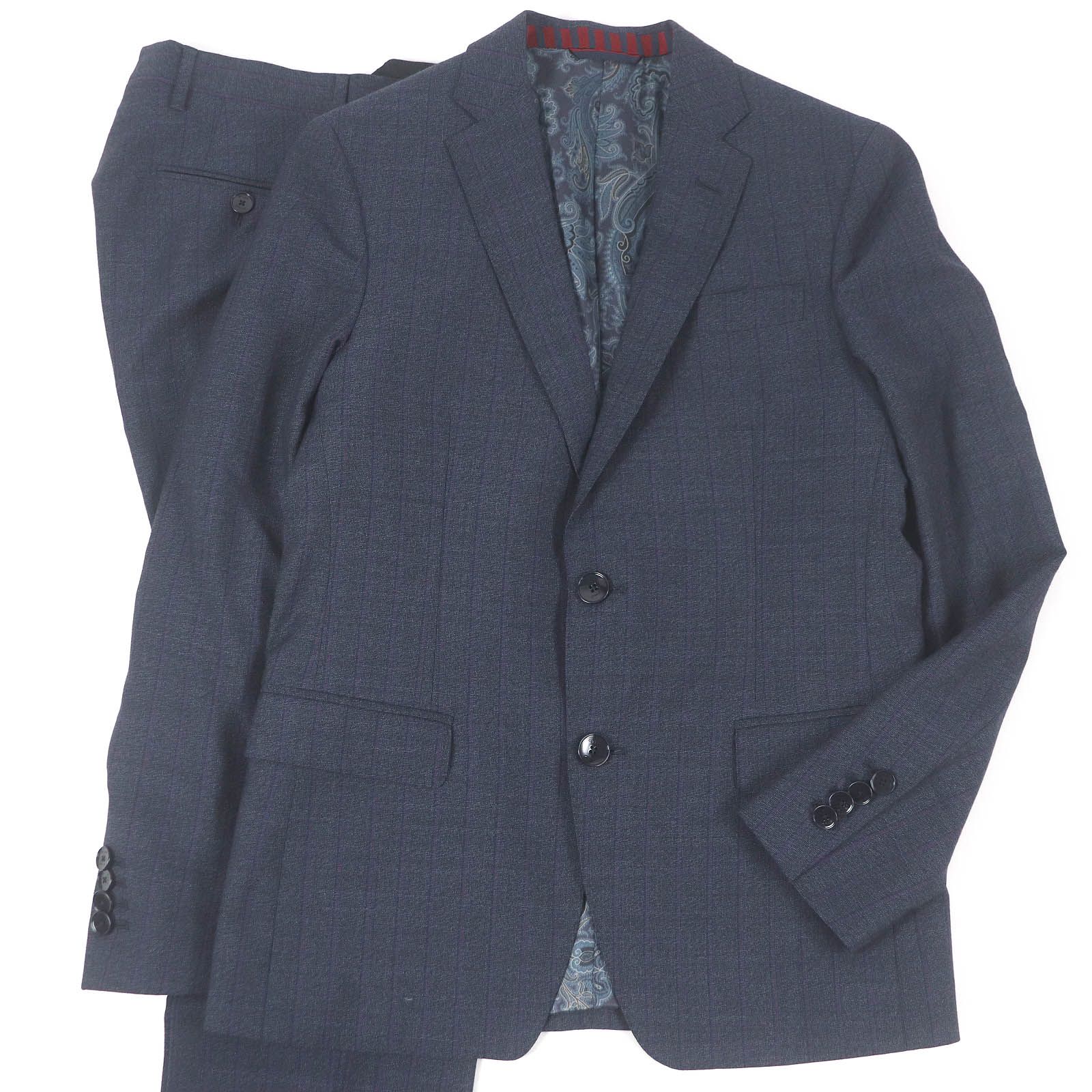 ETRO ストライプスーツ 44 ネイビー ETRO ストライプスーツ 44 ネイビー ネイビー ストライプ スーツセット