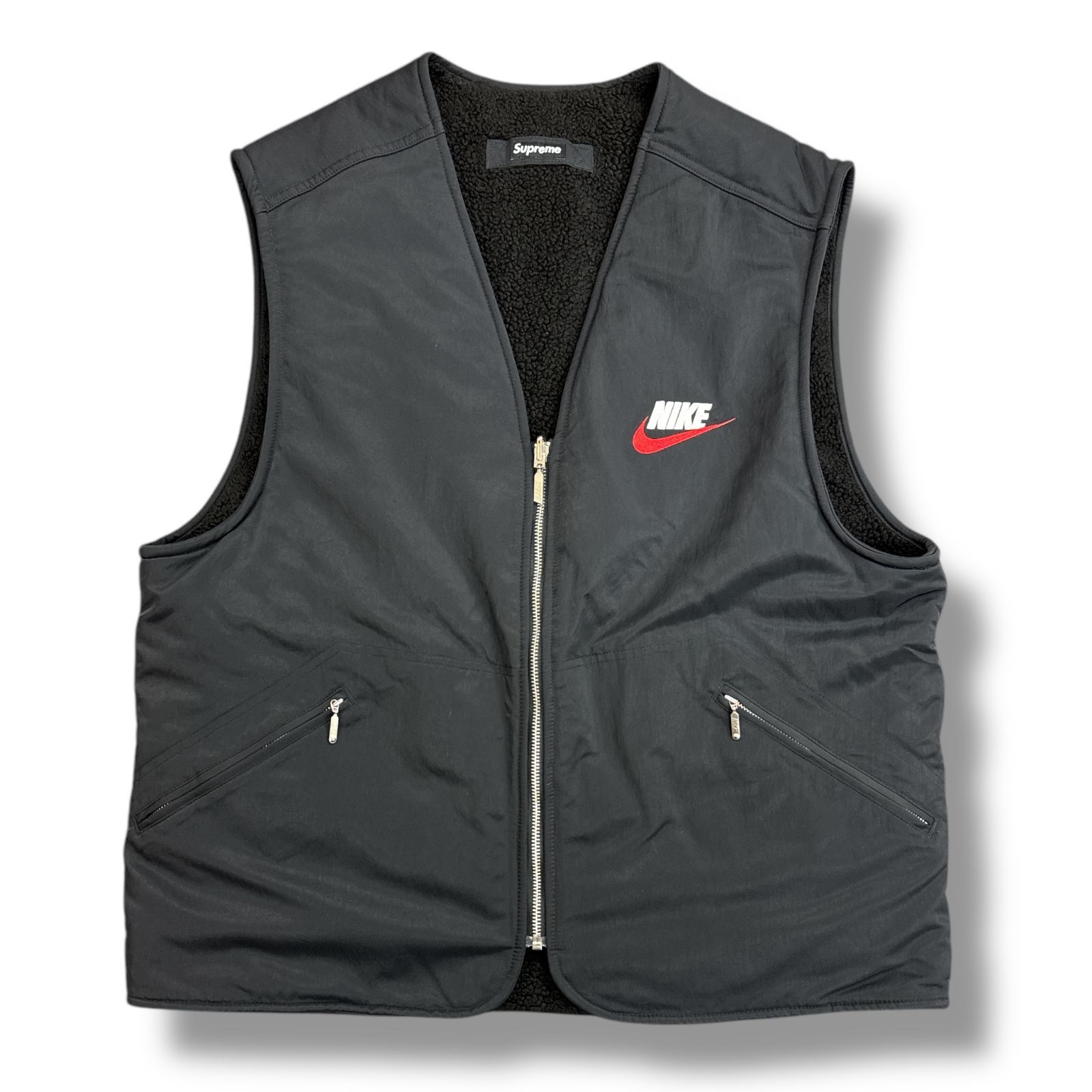 supreme nike ナイロンリバーシブルベスト シュプリーム ナイキ L