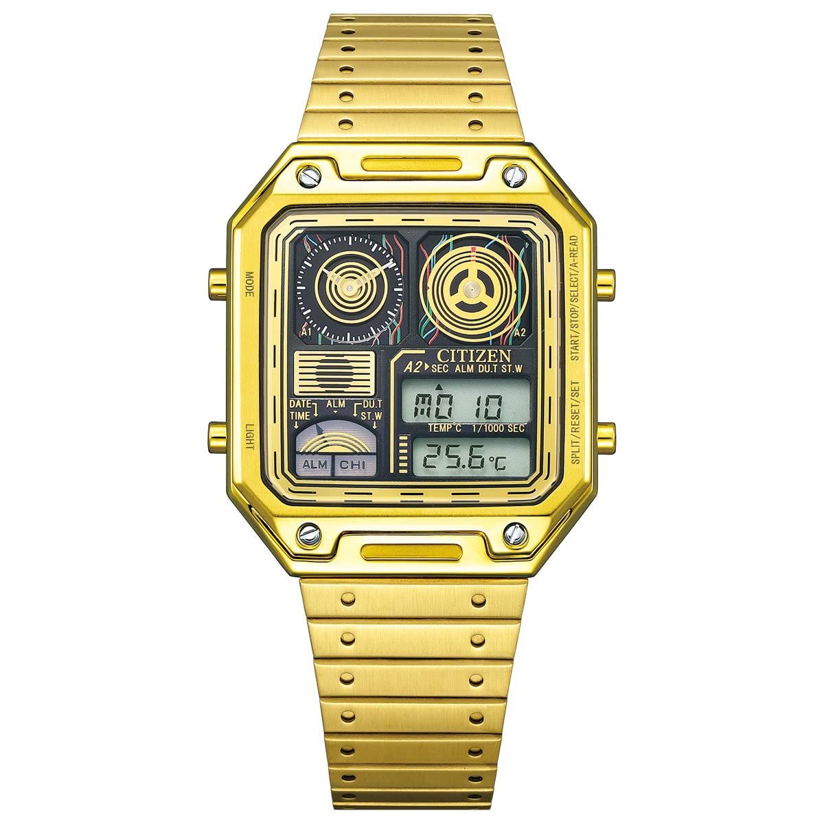 CITIZEN レコードレーベル RECORD LABEL サーモセンサー スター ウォーズ 特定店 STAR WARS モデル C-3PO 腕時計 JG2123-59E THERMO SENSOR