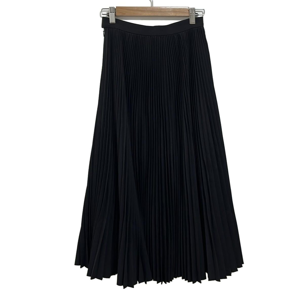 TSURU BY MARIKO OIKAWA ツルバイマリコオイカワ ロングスカート サイズ34 S レディース - 黒 プリーツ