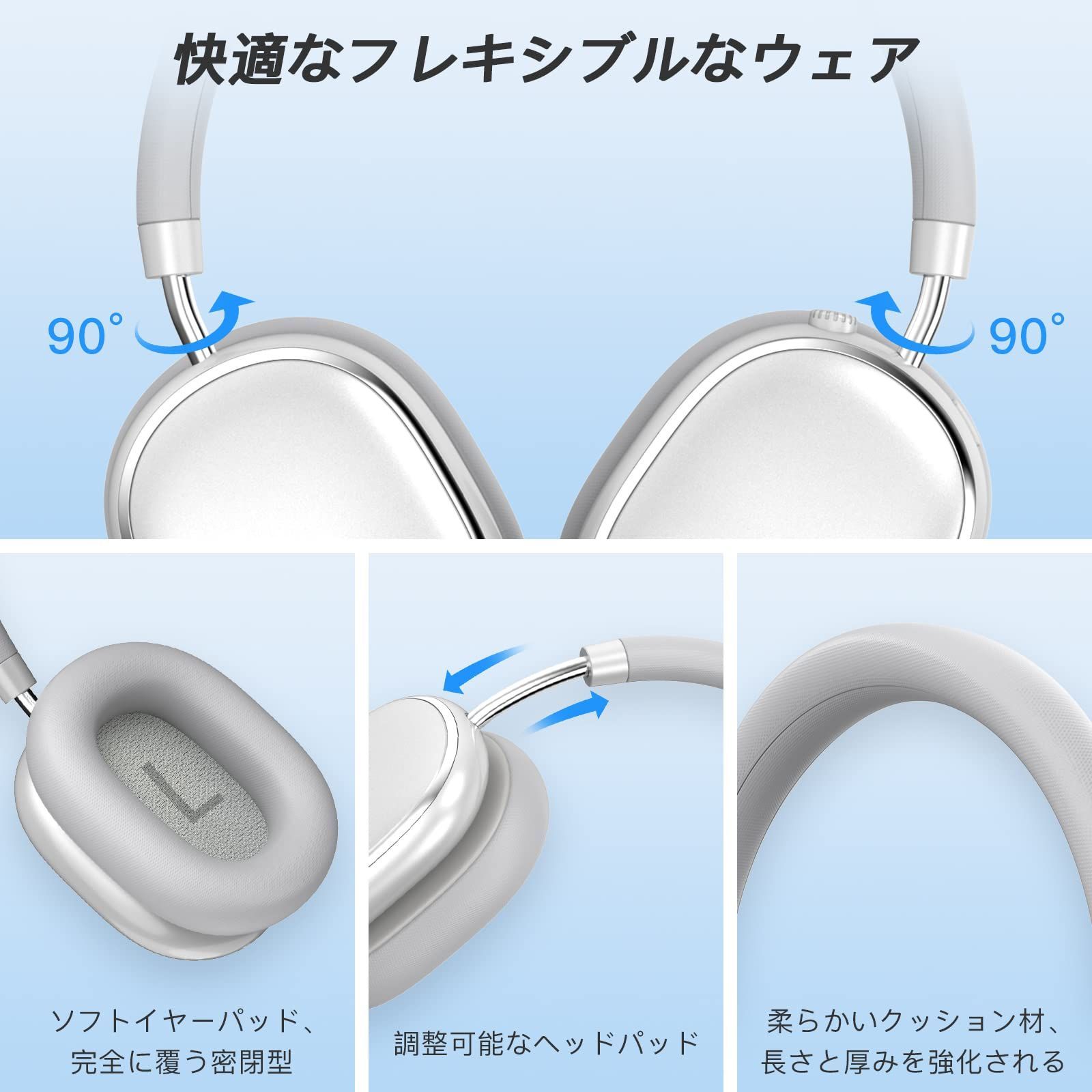 特価商品】ワイヤレスヘッドホンBluetooth アクティブノイズキャンセ ...