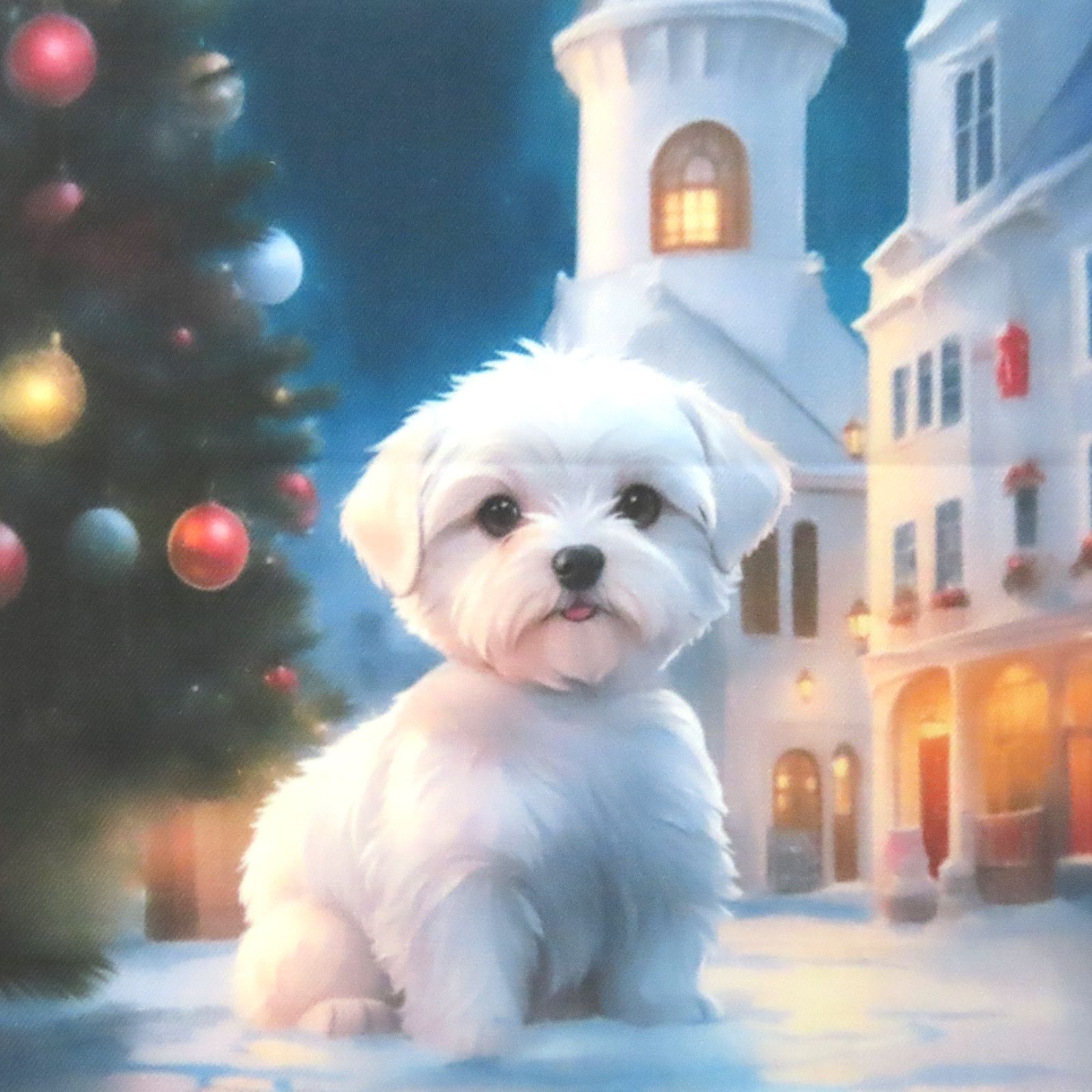 ゆきちゃん限定】X1174 マルチーズ クリスマス パネル No179 - メルカリ 