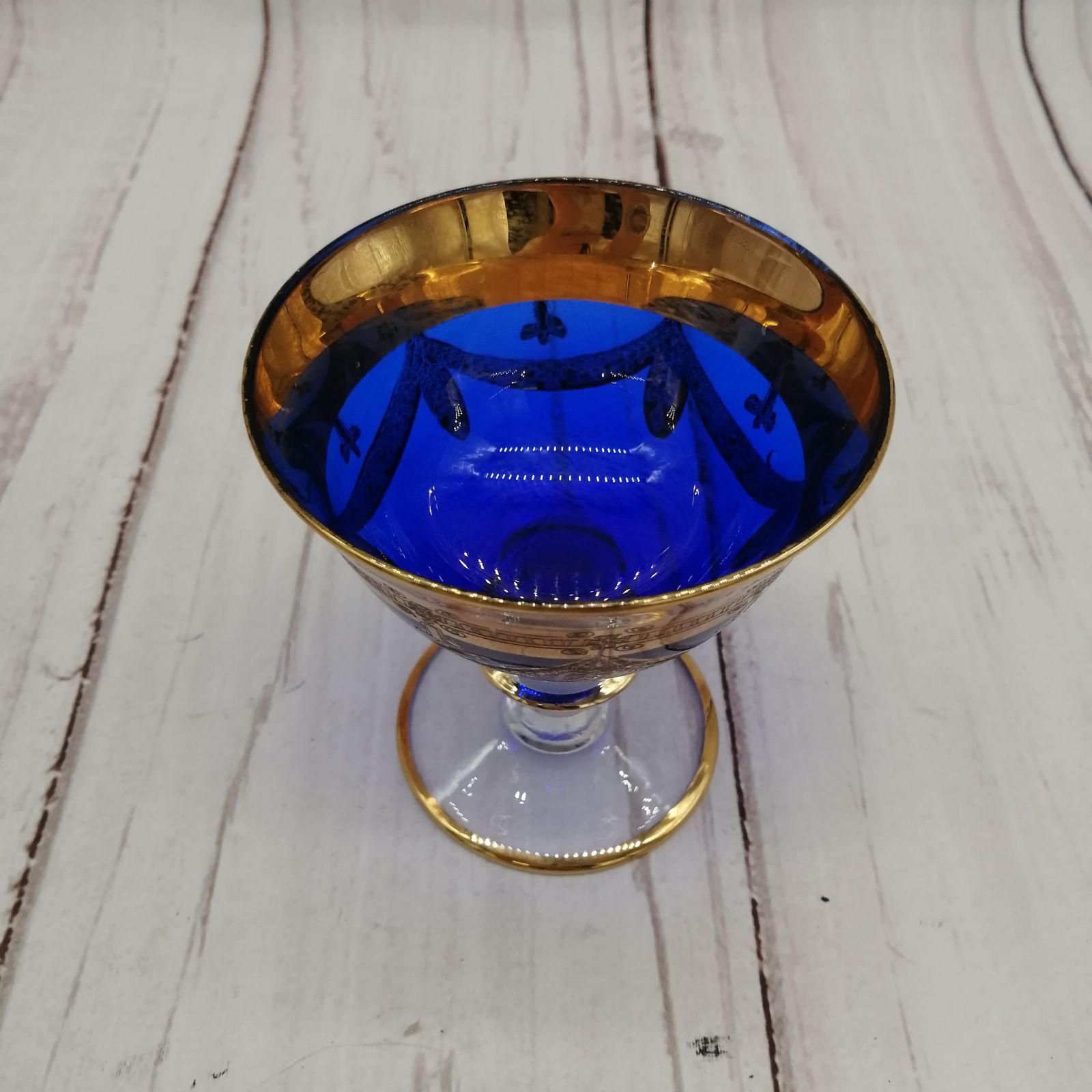 【アンティーク】インターグラス イタリア プレート 24KT ゴールド 24K ゴールド イタリア Interglass社製 ゴブリングラス ガラス