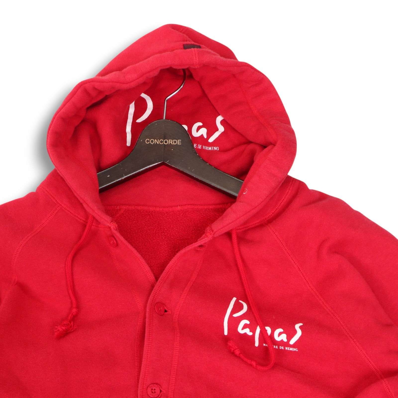 Papas パパス 通年 ビッグ ロゴ☆ スウェット パーカー カーディガン 