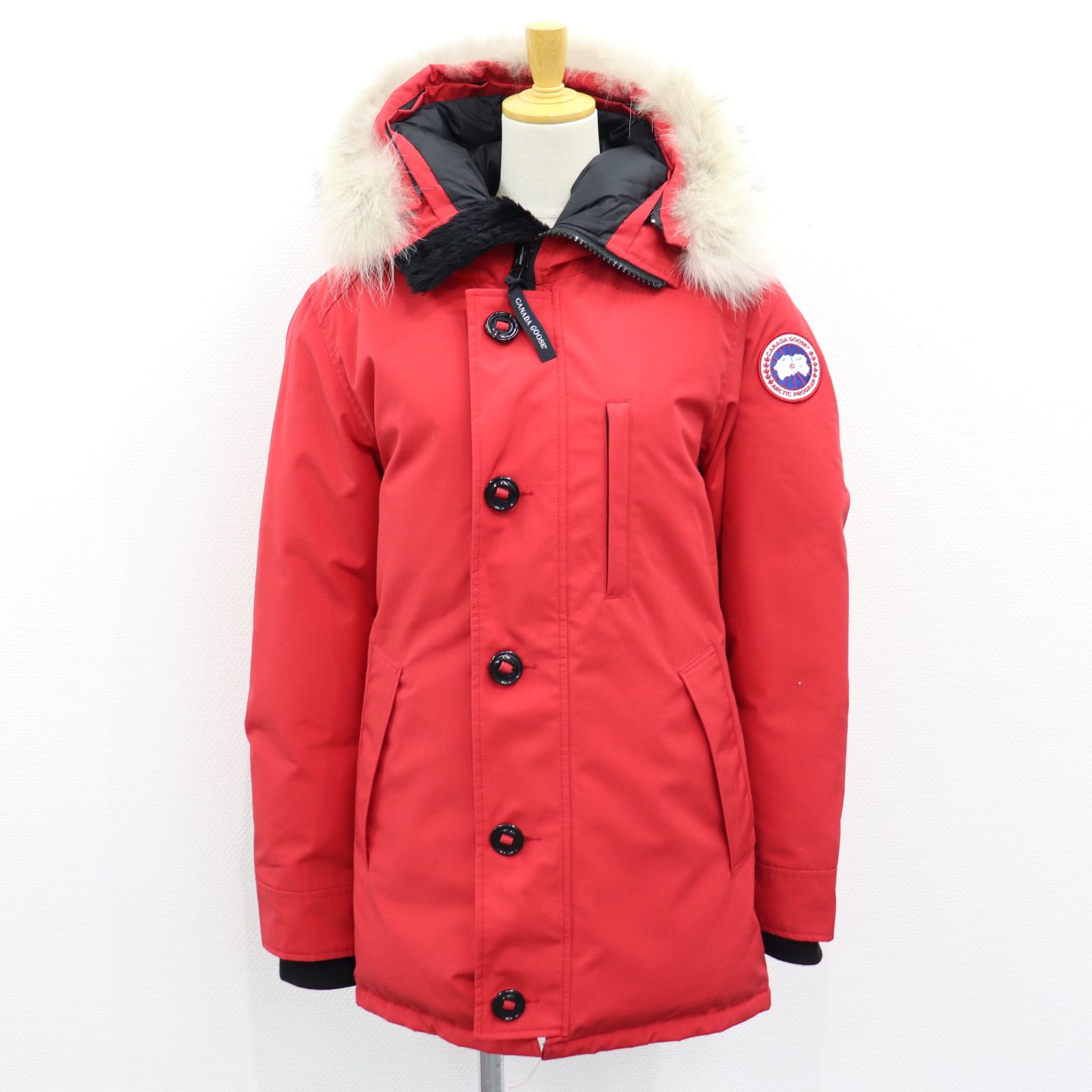 ITP6EAP02XXL CANADA GOOSE カナダグース Jasper Parka 3438JM/R ジャスパー ダウン 赤 メンズ サイズS  アウター - メルカリ