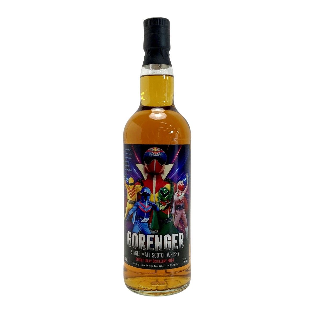 WHISKY MEW ウイスキー ミュウ シークレットアイラ2014 ゴレンジャーラベル 700ml 54.5度 古酒 GORENGER