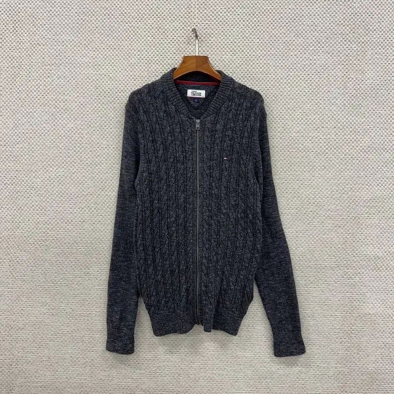 Tommy Hilfiger(トミーヒルフィガー) カジュアル ケーブル編み ニット セーター ジップアップ 95 S07480