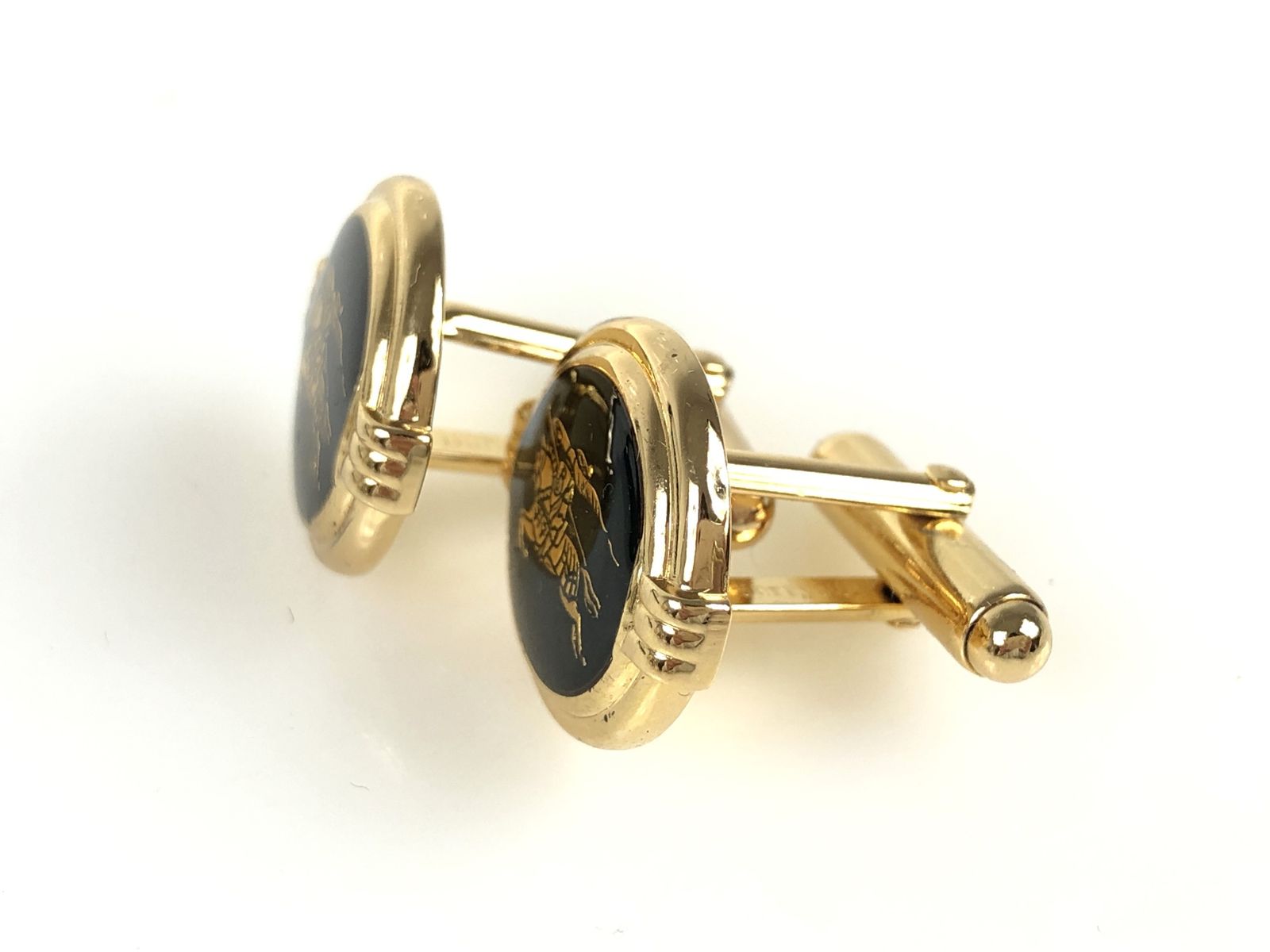 送料無料あり 美品 バーバリー Burberrys 騎士ロゴ ネクタイピン