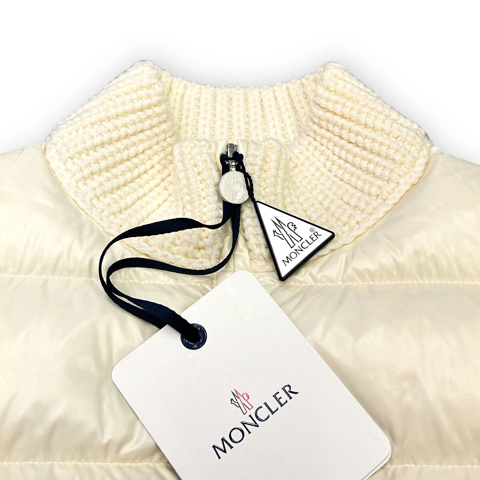 新品 MONCLER ARCELOT リブウールニット ダウンジャケット 
