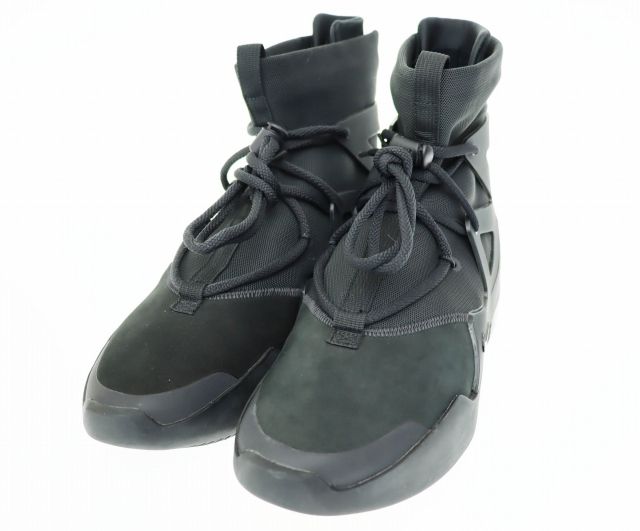 ナイキ NIKE ×FEAR OF GOD フィアオブゴッド AIR1 TRIPLE BLACK エア1 