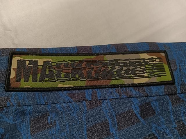 平和屋着物○男性 小紋 霞文 キングサイズ 洗える着物 未使用