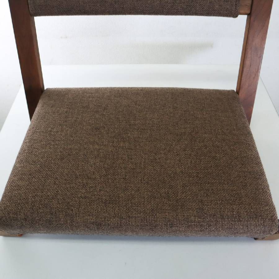 座椅子 ブラウン色カバー