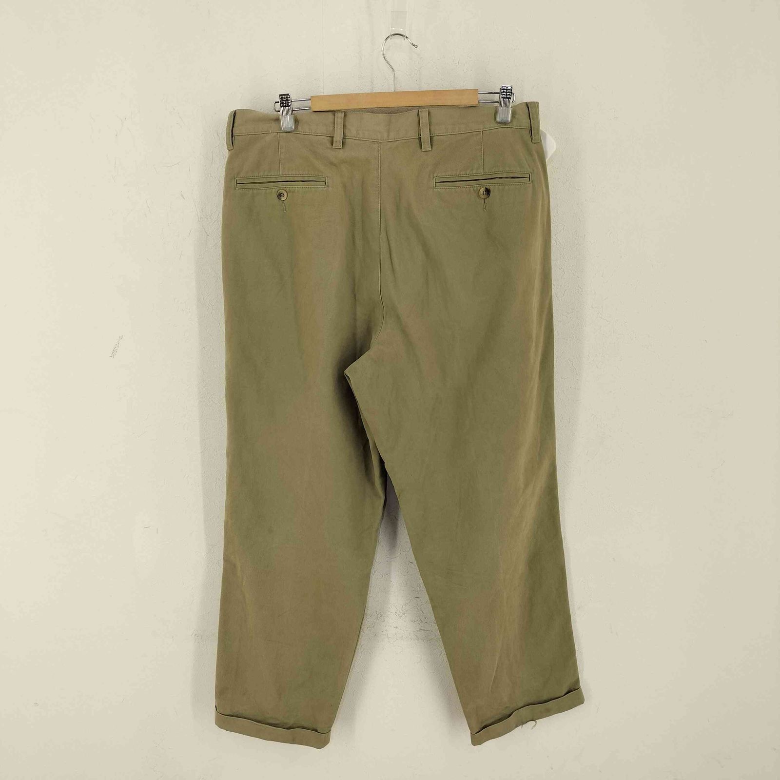 90s Eddie Bauer チノパン ツータック 白タグ ベージュ 90s Eddie Bauer チノパン 白タグ ツータック - メルカリ