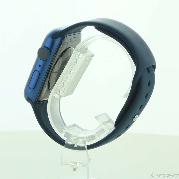中古品〕 Apple Watch Series 7 GPS 45mm ブルーアルミニウム