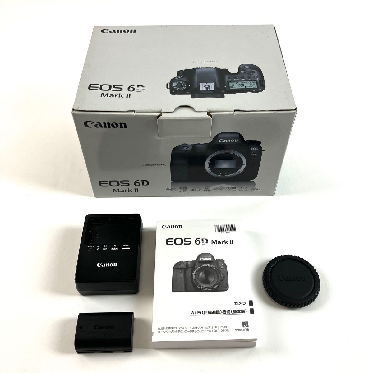 キヤノン Canon EOS 6D Mark II ボディ デジタル 一眼レフカメラ 【中古】