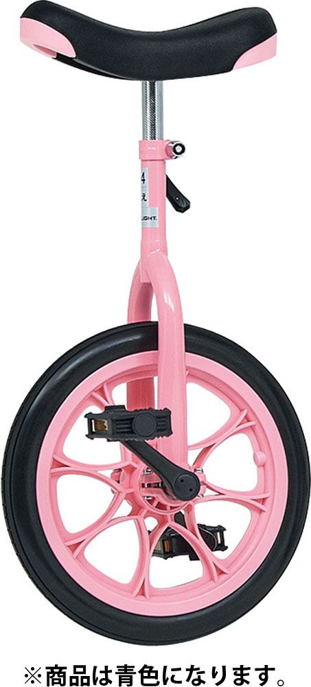 トーエイライト TOEI LIGHT ノーパンク一輪車14 学校体育器具 一輪車 教材向き ノーパンクタイヤ ゴムタイヤ一体型 体つくり運動 表現運動 体育 授業 教材向き 衝撃性能 青 ブルー T2664B 青