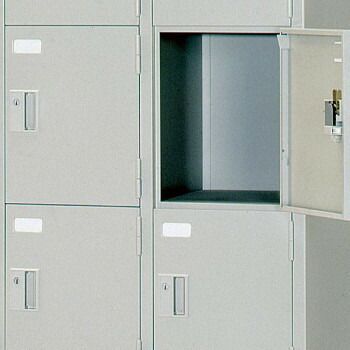 多人数ロッカー 3列5段 シリンダー錠 ニューグレー COM-SVG15A