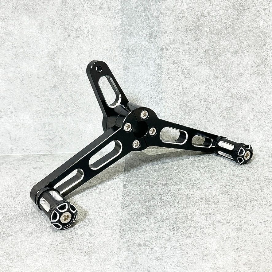 ハーレー スポーツスター シーソーペダル CNCアルミ製 ブラック ヒールトゥシフター XL883 XL1200 2004~2025年対応