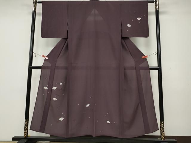 平和屋着物＊夏物 訪問着 絽 流水扇面花文 やまと誂製 正絹