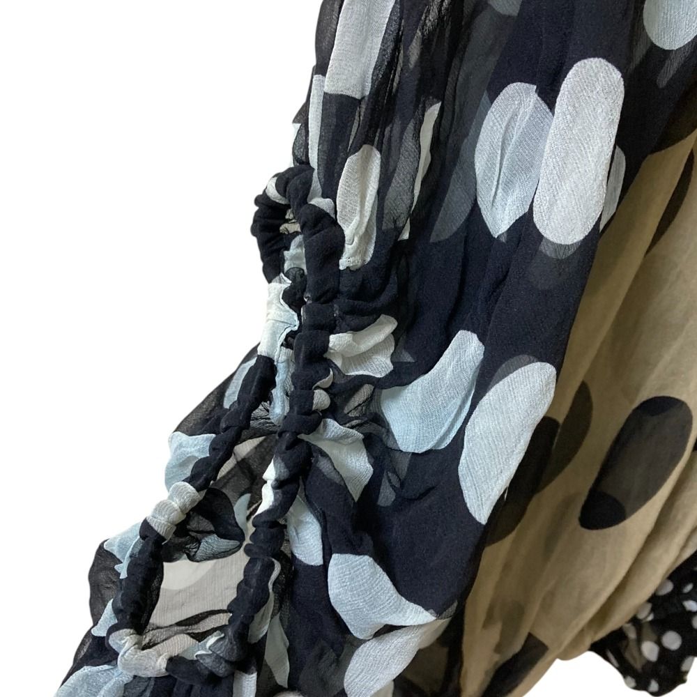 良品 DOLCE&GABBANA ドルチェアンドガッバーナ パネルドット シルク  