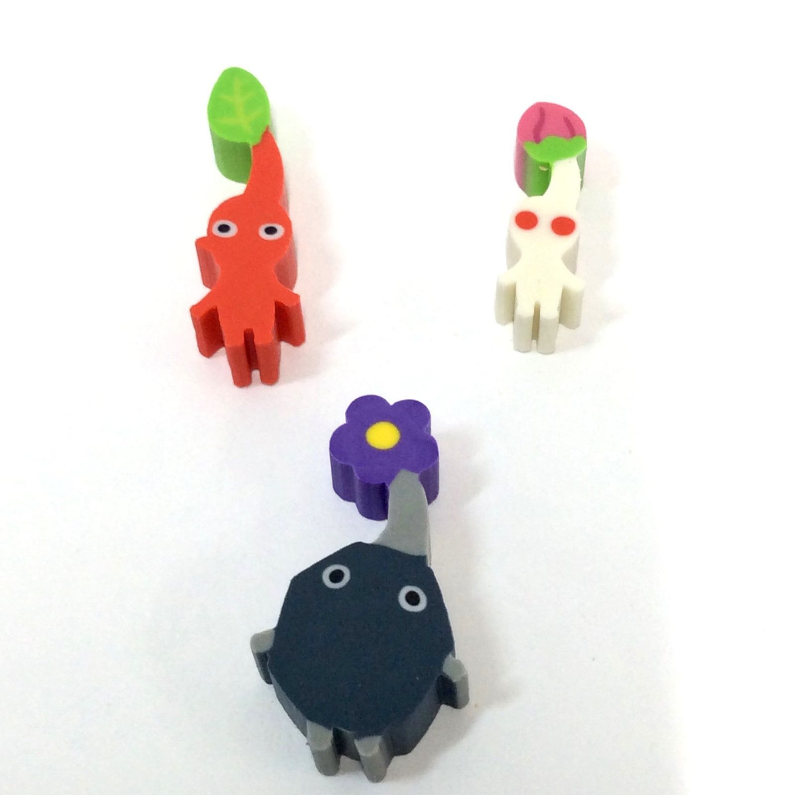 k049【新品・未使用】ピクミン つめつめ消しゴム 7種×各5点 計35点