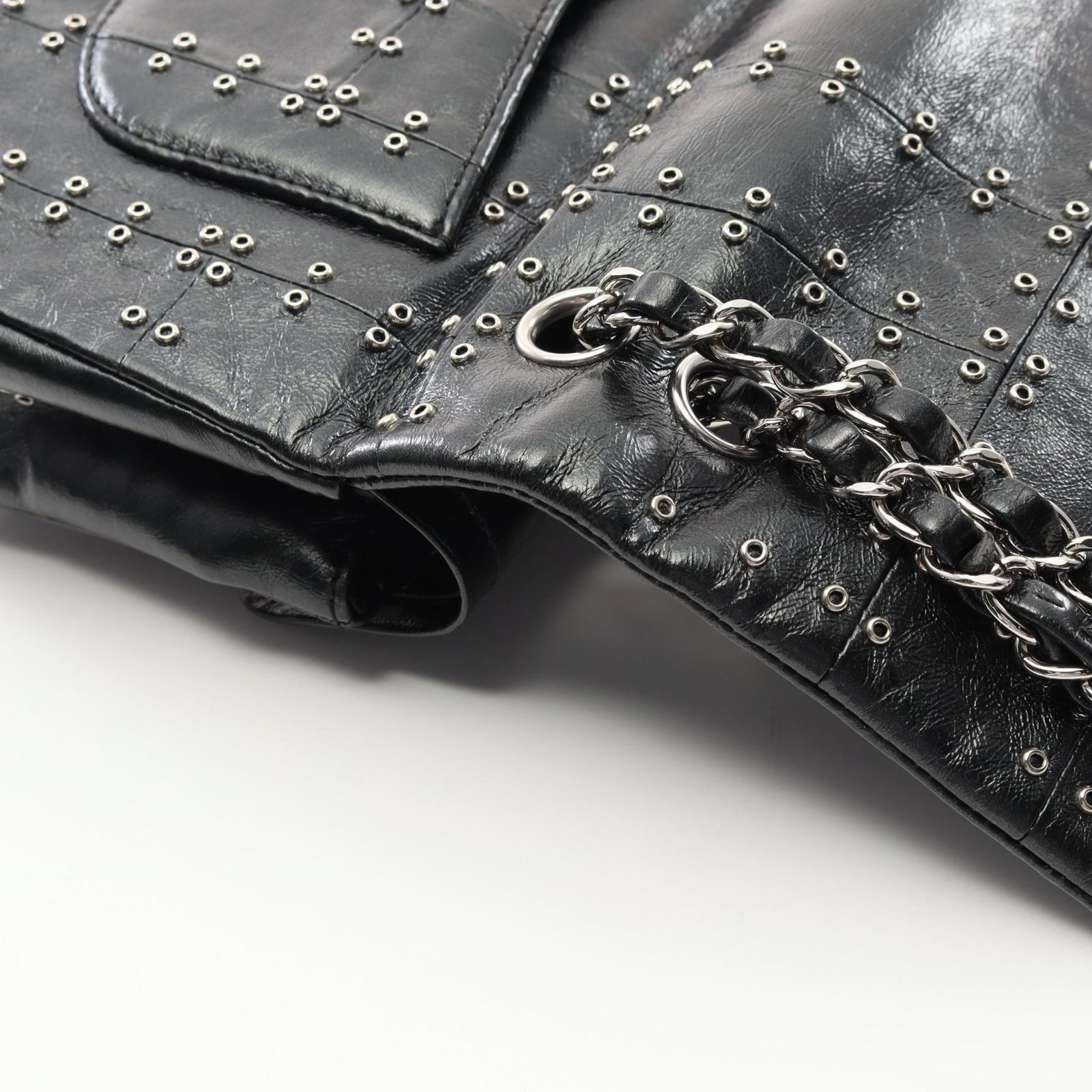 シャネル CHANEL ショルダーバッグ エアライン マトラッセ Wフラップ 
