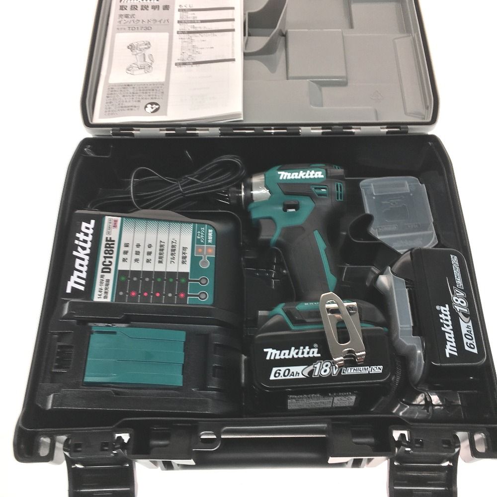 △△MAKITA マキタ 18V 充電式インパクトドライバ フルセット TD173DRGX ブルー - メルカリ