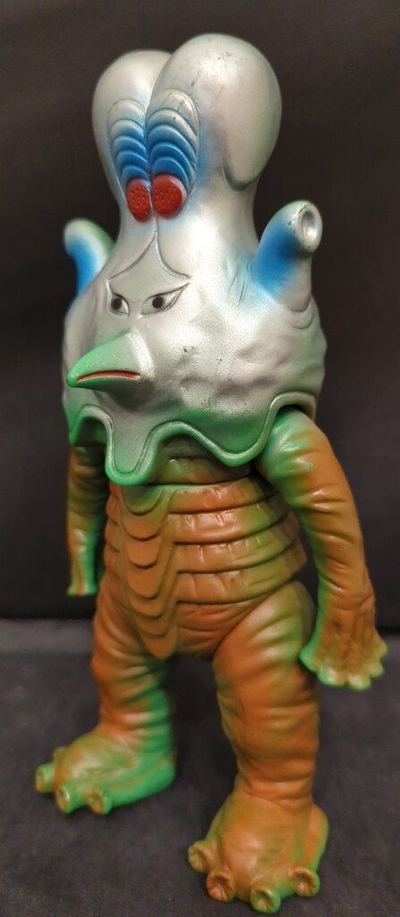 B-CLUB 復刻版怪獣シリーズ ブルマァク バルダック星人 緑成型u0026茶u0026銀u0026ブルーメタ