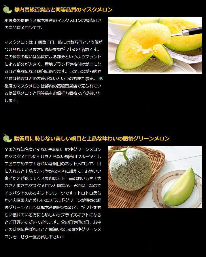 肥後グリーンメロン1玉 1.5kg
