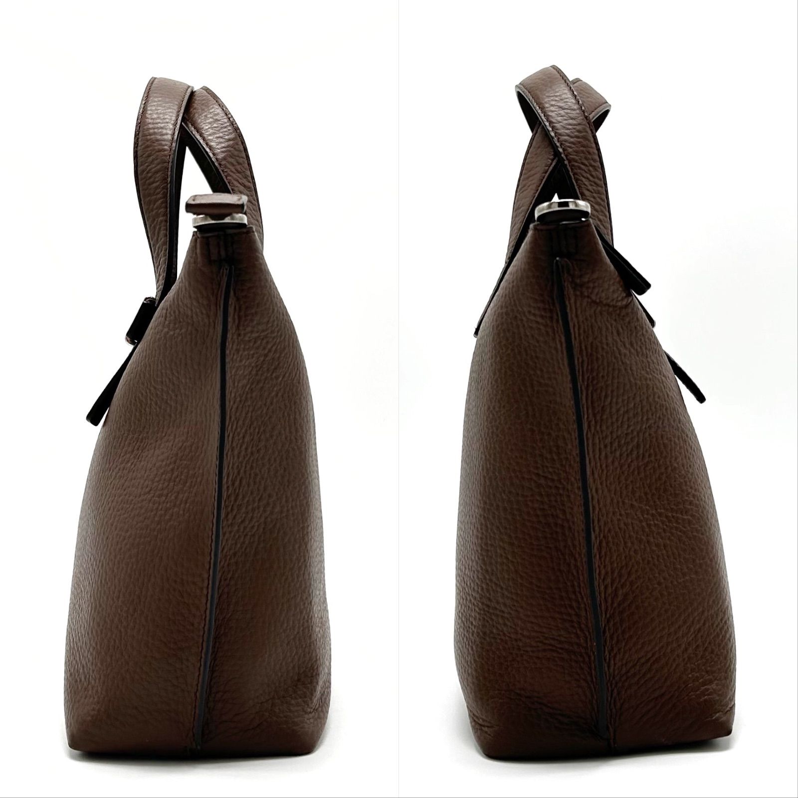 FURLA フルラ ジョーヴェ　トートバッグ 肩掛け ブラウン レザー 美品 FURLA フルラ ジョーヴェ ハンドバッグ ショルダー 2way
