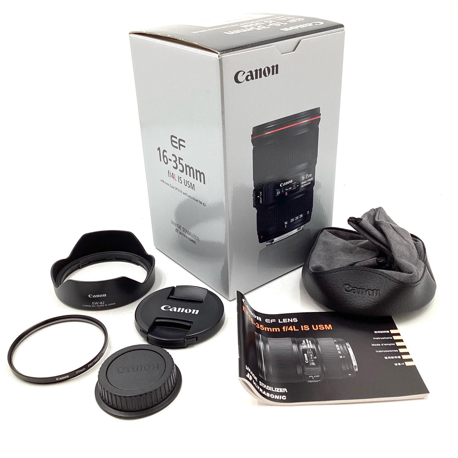 Canon EF16-35mm F4L IS USM 美品 【全額返金保証】【最速発送 