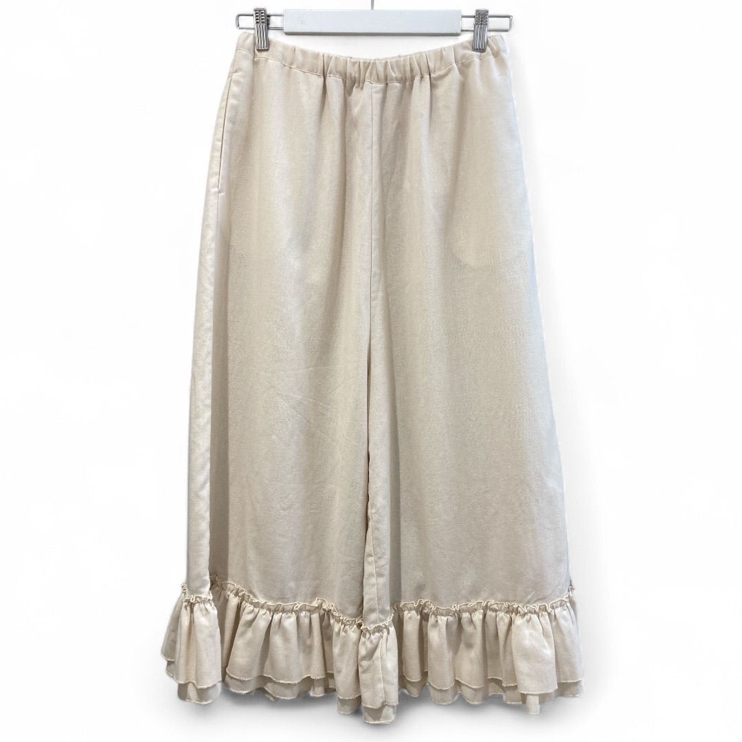 SamansaMos2 サマンサモスモス 裾2段フリルギャザーパンツ TYT-2400338