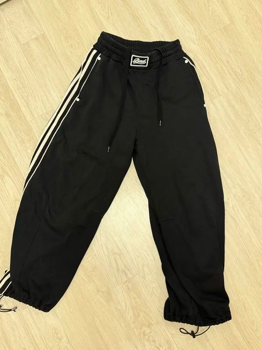 BADBLOOD バッドブラッド 2Way ジョガー スラックス ライン トラックパンツ 黒 xs