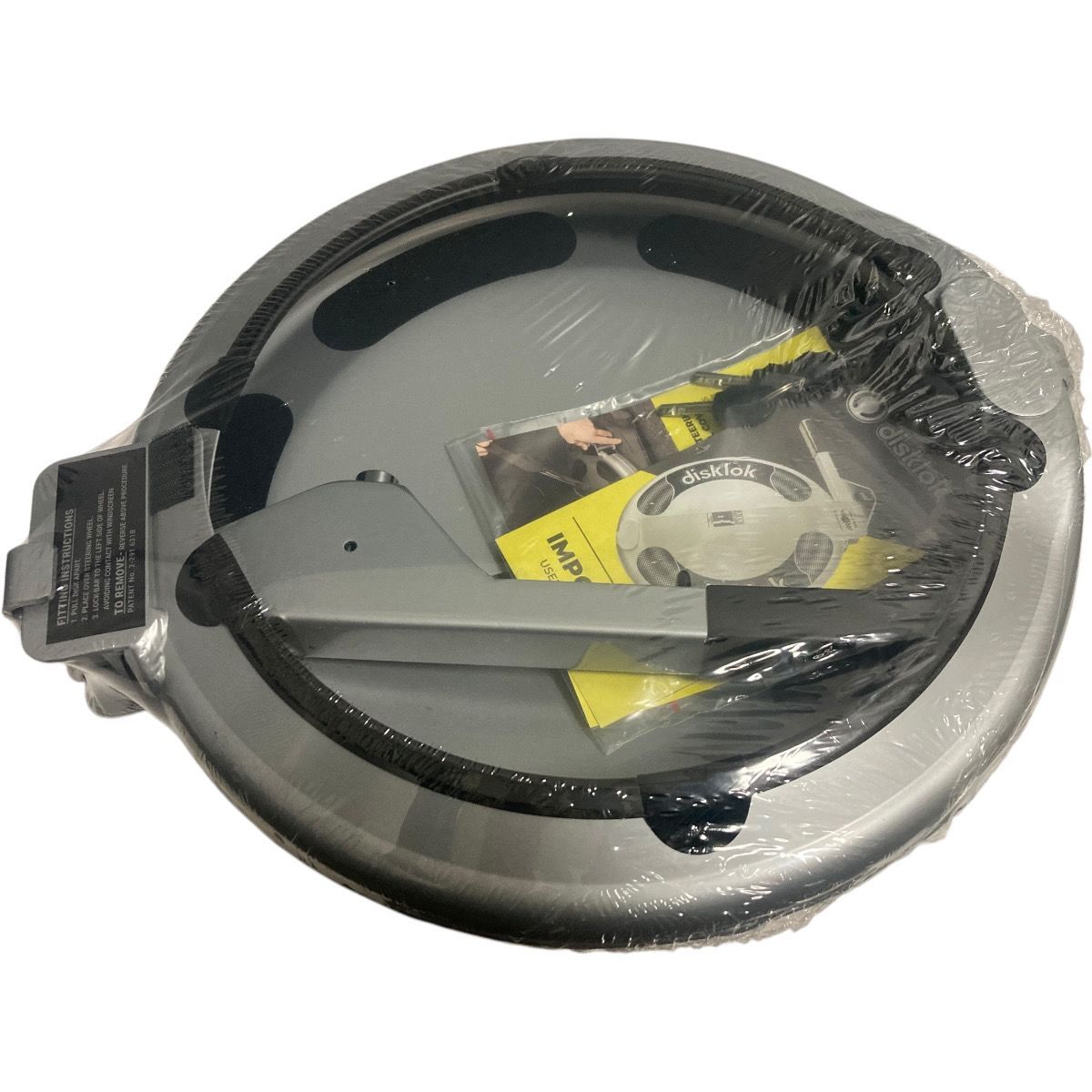 Disklok 英国製 盗難防止 最強 ハンドルロック Sサイズ シルバー