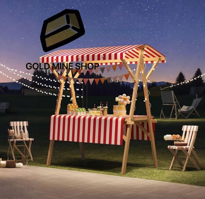 屋台ブース 折りたたみ式屋台 仮設屋台セット 木製 幅120×奥行60×高さ190 cm 軽量 耐荷重100kg 360°回転ホイール付き 収納便利 ファーマーズマーケット フード出店 イベント 祭り 縁日 バザー 用 スタイル