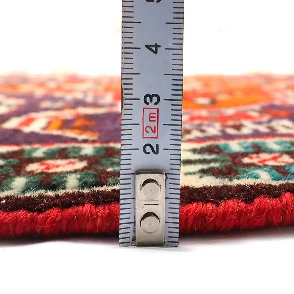 ペルシャ絨毯 トライバルラグ ヤラメ産 オールド絨毯 本物サイズ 55×56cm 新品 ペルシャ絨毯 手織り ヤラメ産 トライバルラグ | SASANIAN RUGS