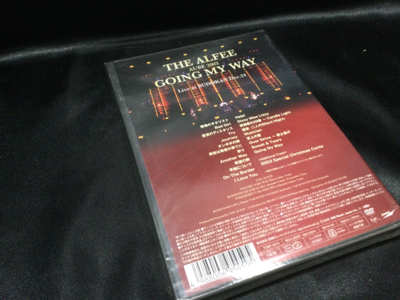 ☆未開封 THE ALFEE / AUBE 2003 GOING MY WAY Live at BUDOKAN Dec.24 