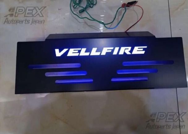 アルファード ヴェルファイア 30系 LED シートバックキックガード 足元照明 内装sq