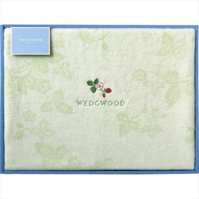 ウェッジウッド 売れ筋 ワイルドストロベリー 綿毛布（毛羽部分