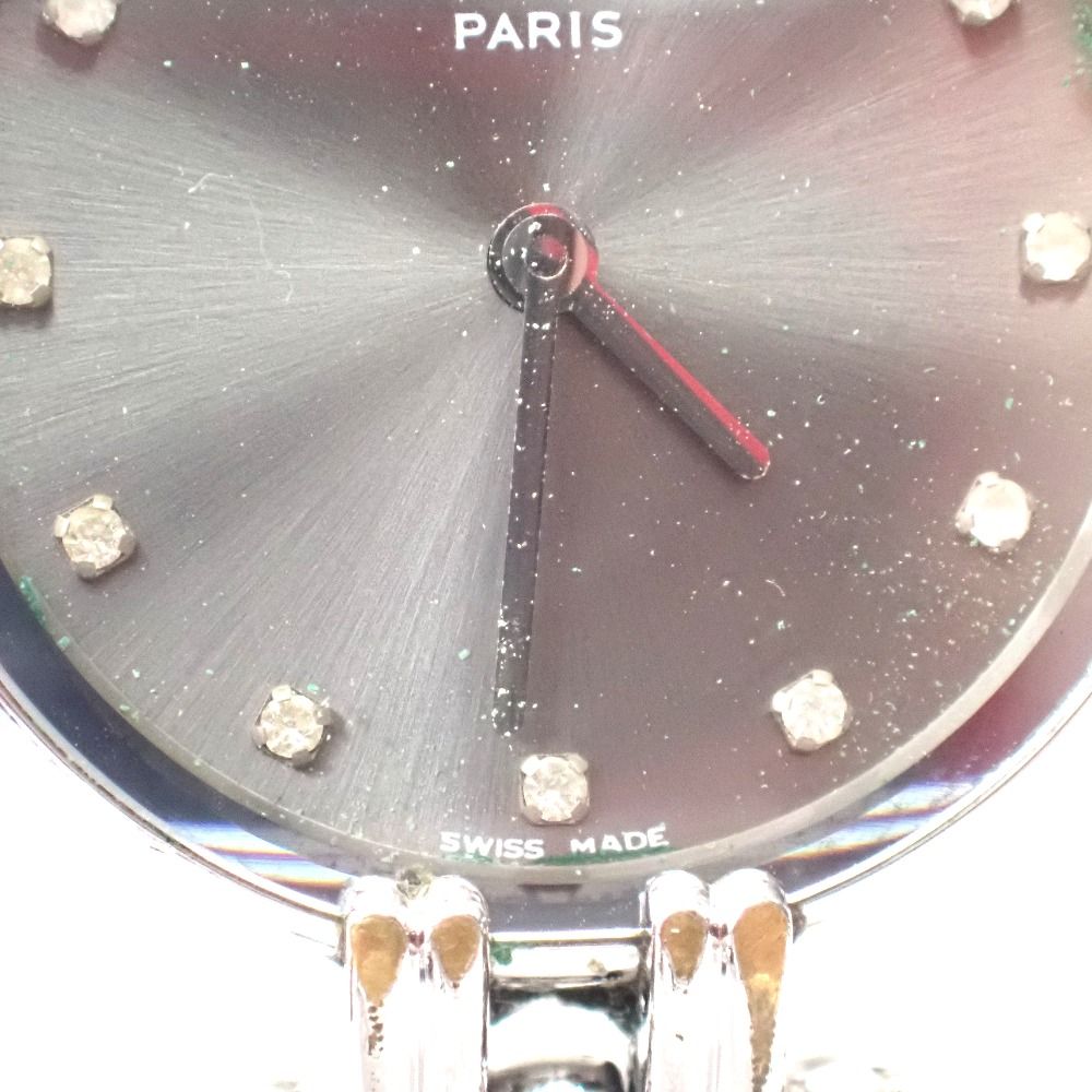 Ft1299221 クリスチャンディオール 腕時計 D44-120 グレー文字盤  