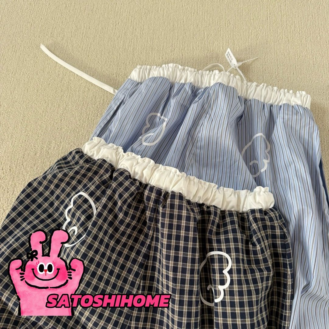【新品未使用】aeae ギンガムチェック ラウンジ パジャマ パンツ ネイビー MUSINSA公式 | AEAE PAJAMA LOUNGE PANTS [NAVY]