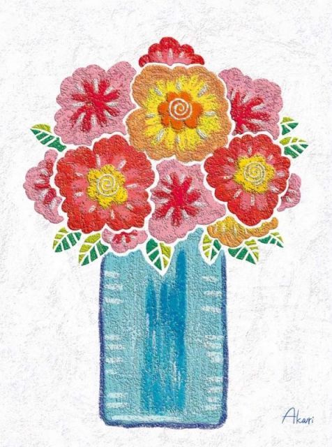 版画　タテ　特寸法　花に花瓶　額装仕上げ品 楽天市場】油彩画 SM号 安田英明 「椿 （タテ）」 真筆 額入り