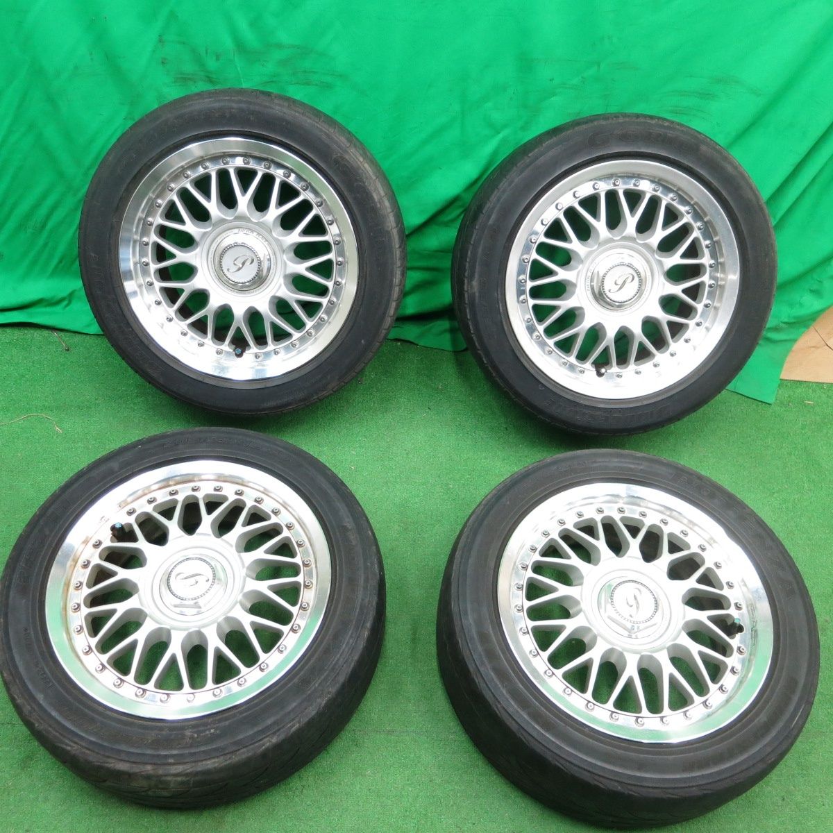 *送料無料* 4本価格RAYS QUEEN2 PAYTON PLACE 205/55R16 225/50R16 ブリヂストン ポテンザ G'GRID レイズ PCD114.3/4H 5H4042401ナノ