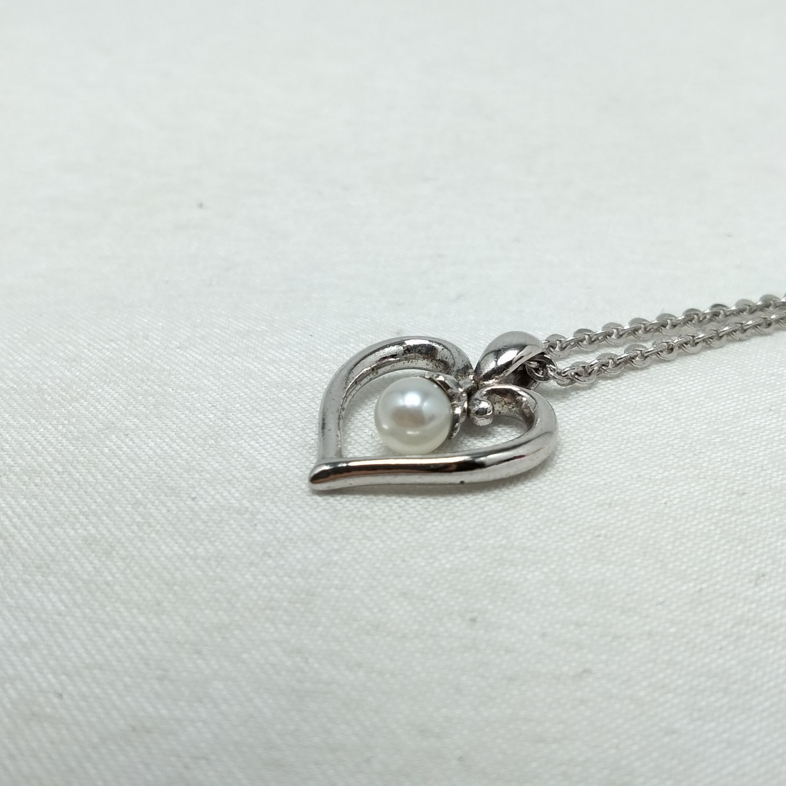 ✨️MIKIMOTO✨️ミキモト ハートネックレス パール シルバー