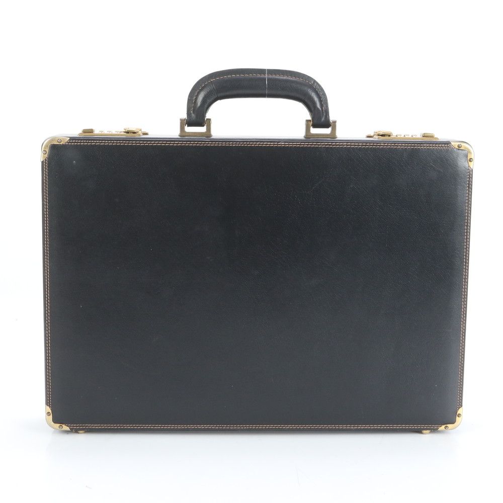 全国送料無料！ バリー レザー アタッシュケース ハードケース 書類鞄 ビジネス ブリーフケース 出張 A4 ブラック 黒 メンズ EEE CS23-4