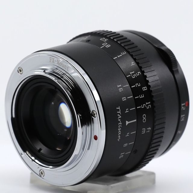 ＜ほぼ新品＞ TTArtisan 50mm f/1.2 C Xマウント 富士フイルムX レンズ 銘匠光学