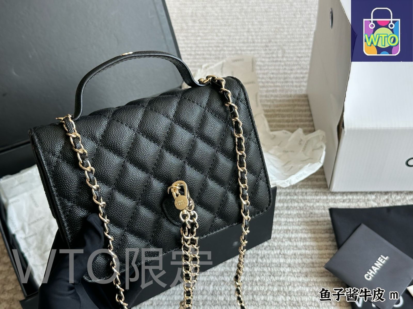 25C CHANEL 2wayなクラシックミニバックパック クラシック ミニ バックパック - ラムスキン、ブラック