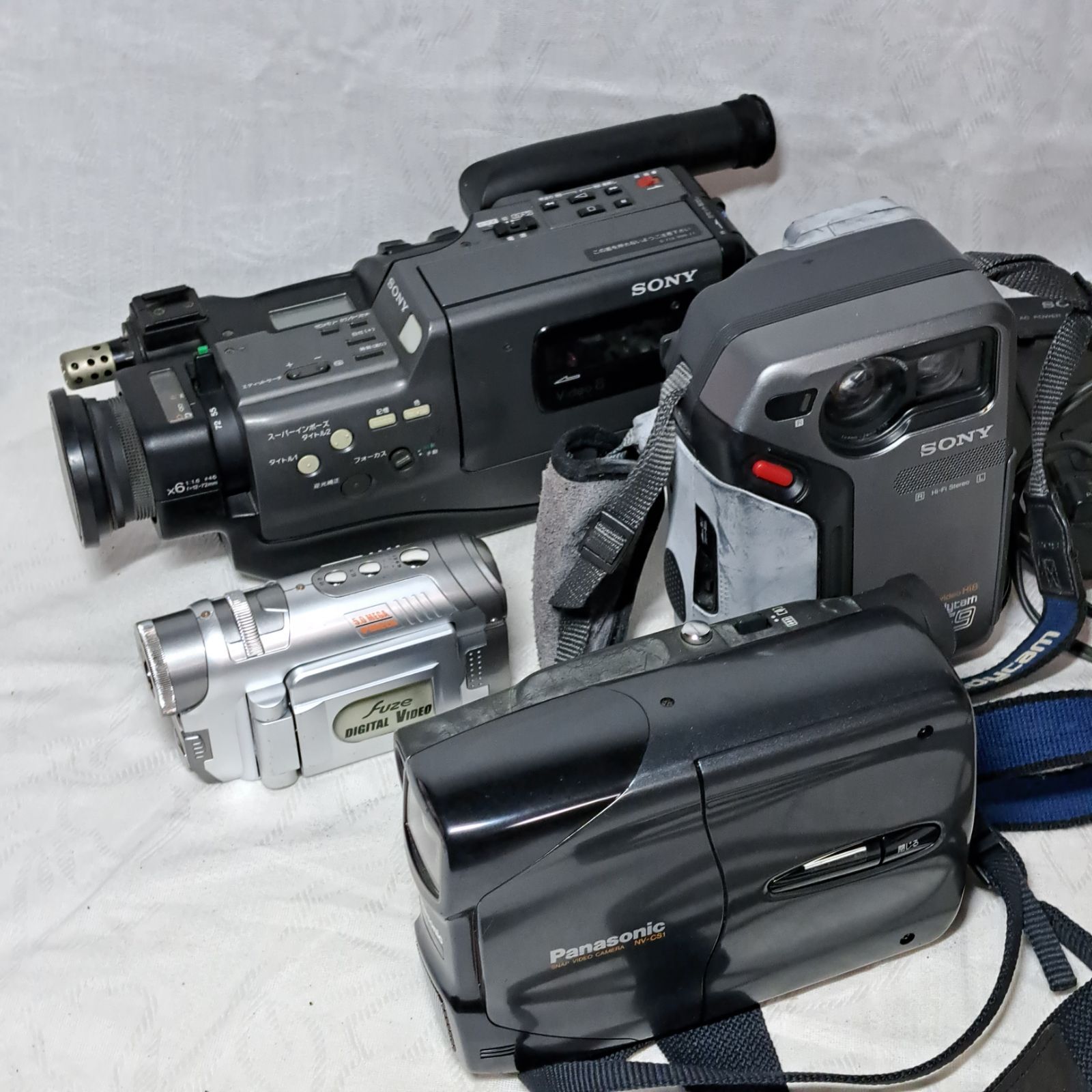 SONY Handyam ビデオカメラレコーダー 8 CCD-F340 レトロあゆらぶ ...